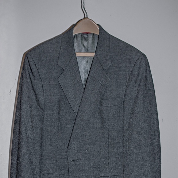VTG HIGHLANDER Hart Schaffner & Marx Grey Blazer - Picture 1 of 4